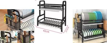 Secador Escurridor De Platos 2 Niveles