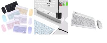 Combo Teclado Mouse Inalámbrico Recargable