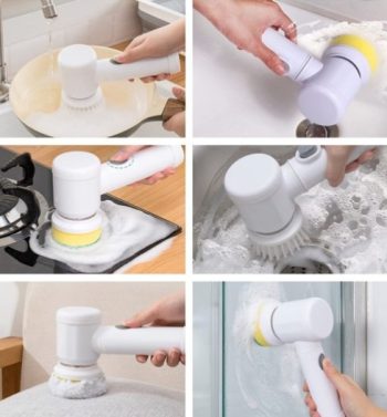 Cepillo Limpiador Giratorio 3 en 1